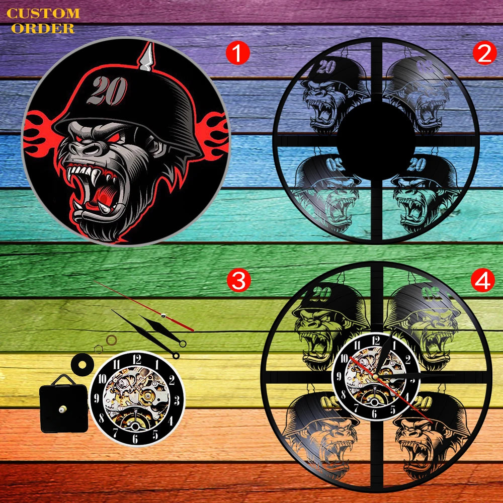 Time To Read Art Decorative Wall Clock Book Shop Study Silent Decor Make From Vinyl Record Reading Mount Hanging Art Home Detor