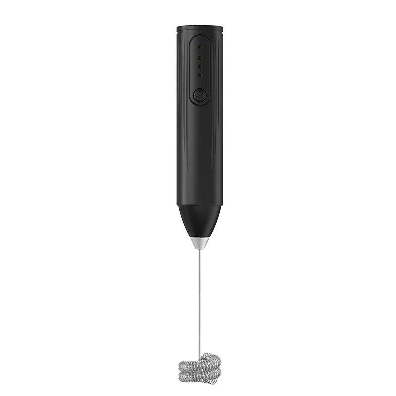 Wireless portable electric milk mixer, stainless steel mini milk frother, coffee mixer, egg beater, sauce mixer, kitchen tools