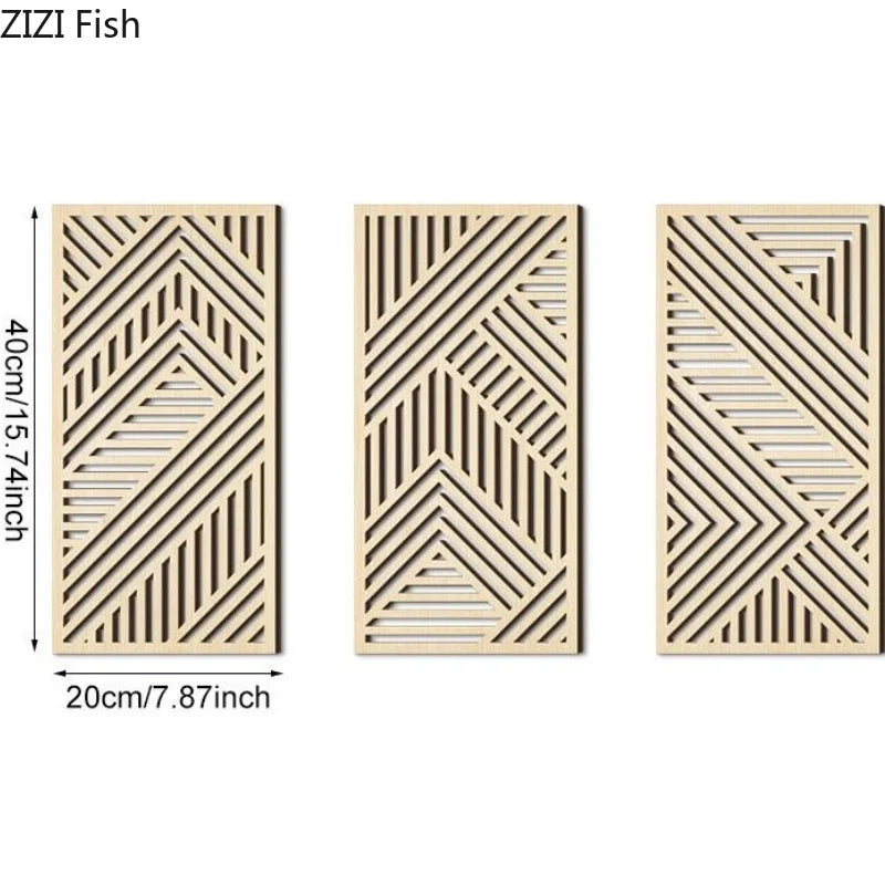 Hollow Wooden Hanging Board Wall Decoration Pendant Wall Mounted Ornament Screen Hanging Decorations Decoration Crafts