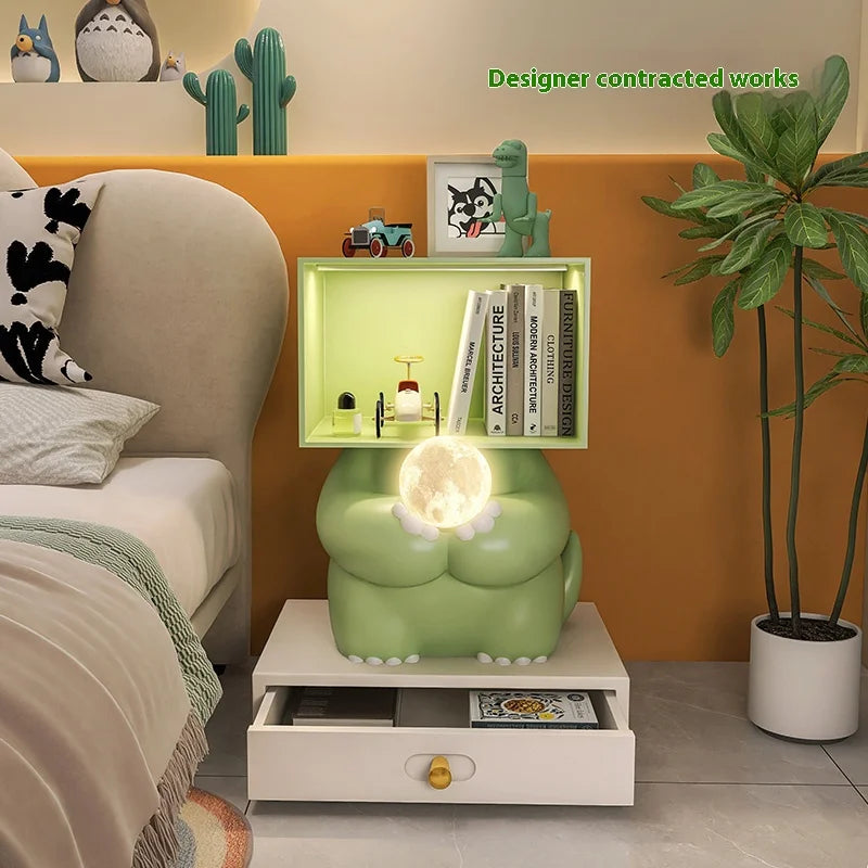 Bedroom Night Table Cute Storage Nightstand Trendy Bedside Minimalist