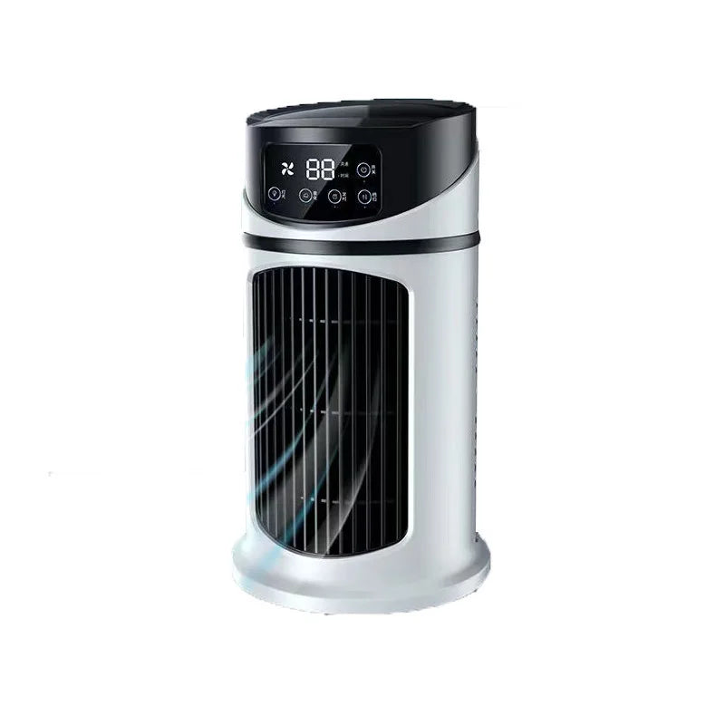 Home Dormitory Air Conditioner Fan Desktop Timer Electric Fan Portablehumidification Electric Fan Table Fan Air Cooler