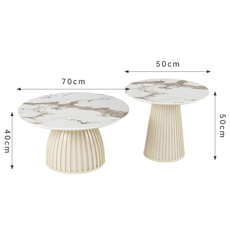 Designer White Coffee Table Round Kitchen Home Unique Coffee Tables Living Room Nordic Tavolino Da Salotto Furniture Decoration