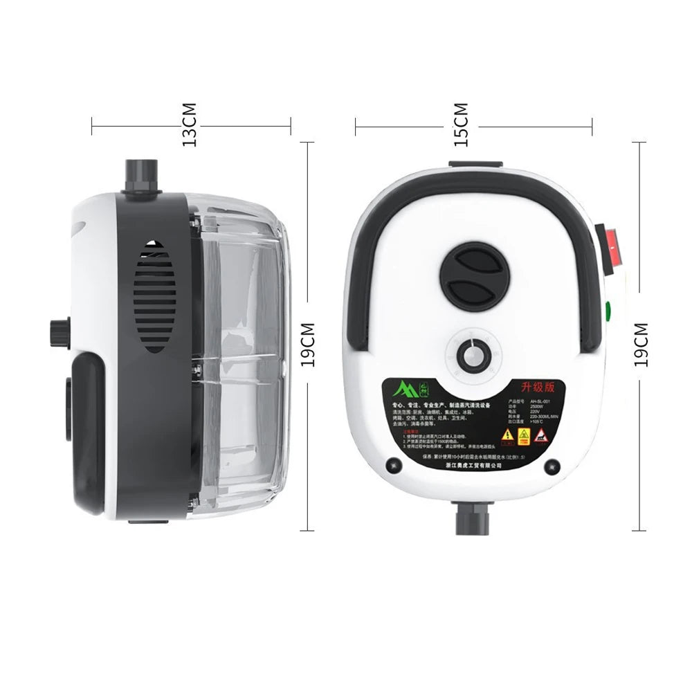 1500W High-Temp Steam Cleaner 5-in-1 Home Appliance Cleaner for Range Hoods ACs Tiles