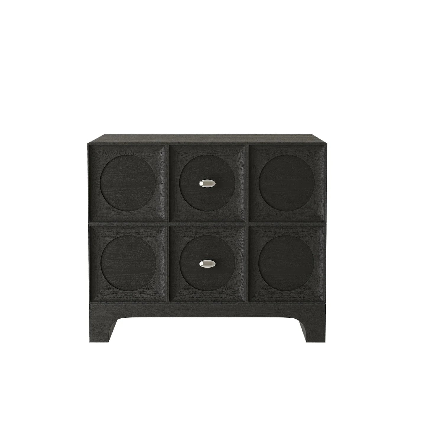 French Nordic European Nightstands Wooden Walnut Storage Bedroom Bedsides Table Cabinet Modern Unique Mesa De Noche Furniture