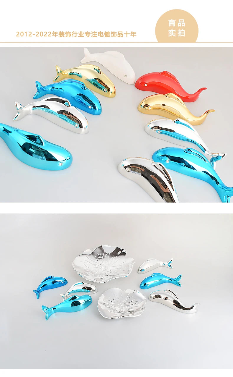 Stereo Resin Background Wall Decoration Carp Fish Lotus Leaf Gold Wall Pendant Chinese Bionics Home Decoration Accessories