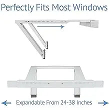 Air Conditioner Bracket - No Tools or Drilling Required - Heavy Duty Steel Holds 200 Pounds - Fits 19.25Hx17.25L Window