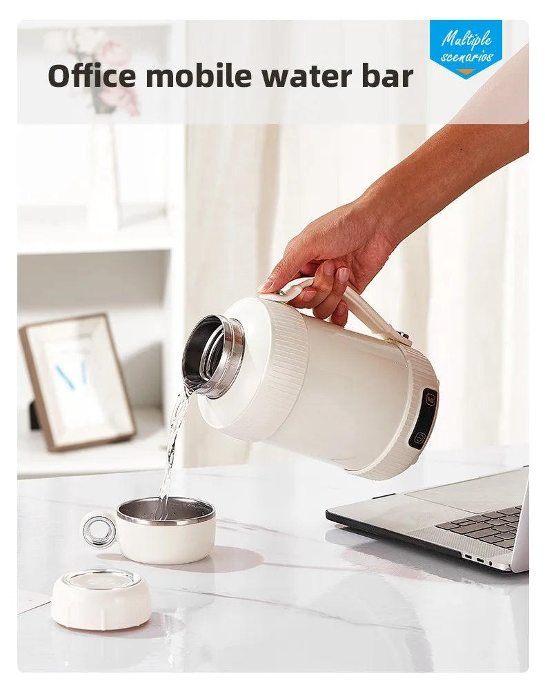 1.2L Electric Kettle Portable Kettle 316 Stainless Steel Kettle Reservation Insulation Kettle Automatic Power Off Adjust Tempera