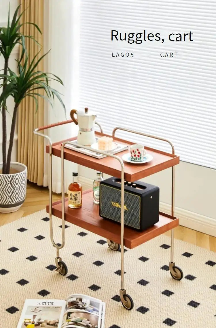 Mid Century Designer Wood Coffee Tables Utility Serving Unique Japanese Trolleys Makeup Wheels Mesa Auxiliar Bedroom Furniture
