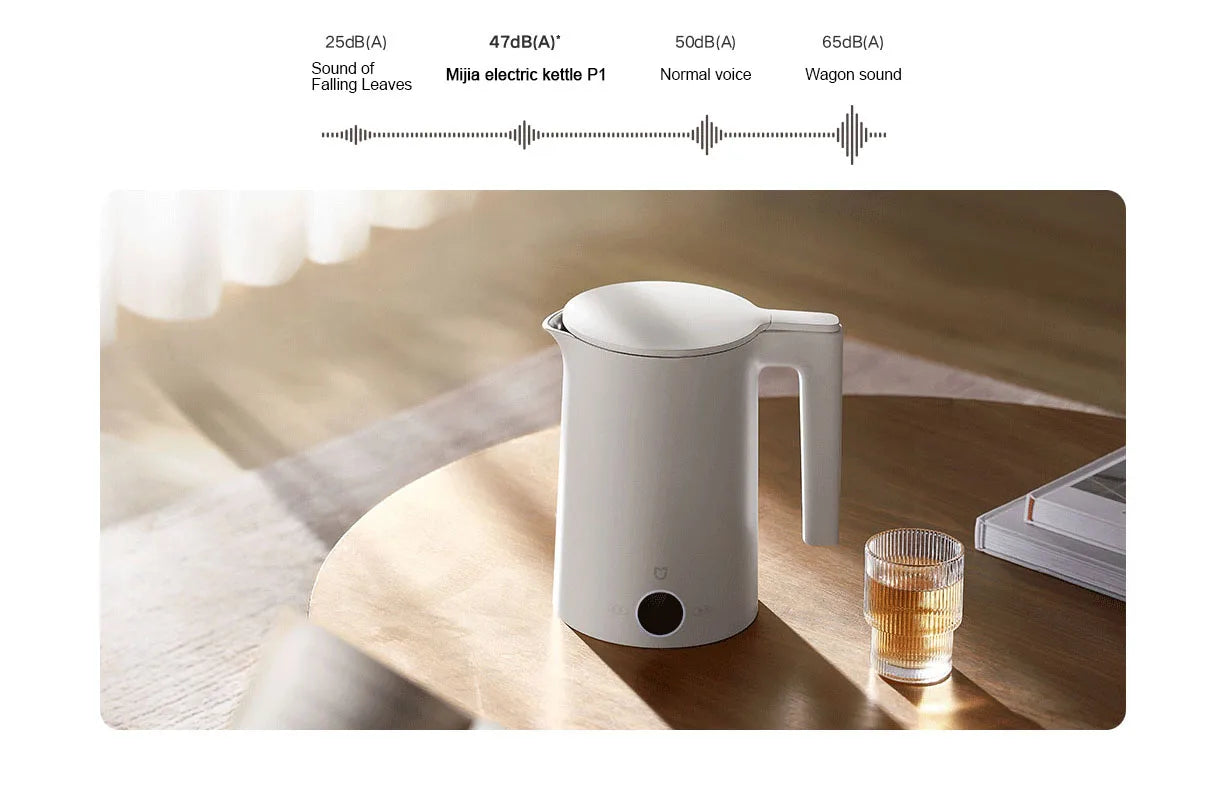 XIAOMI MIJIA Constant Temperature Electric Kettles P1, Quiet Edition LED Display Four Thermos Modes 220V Kettle Tea Coffee 1800W