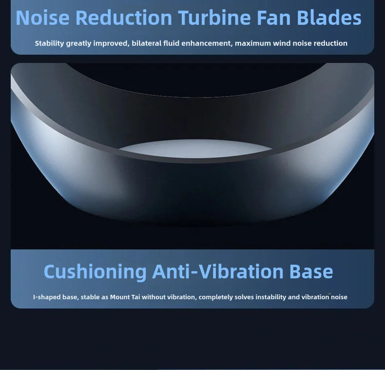 New Remote Control Smart Appliances 5000mAH touch screen remote control desktop high speed circulation fan style bladeless fan