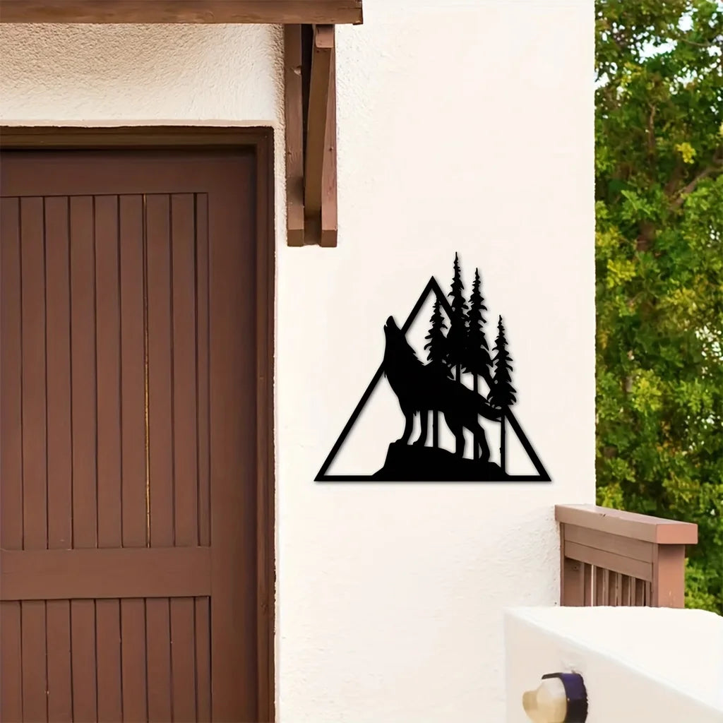 Metal Deer Art Wall Decor, Forest Deer Metal Wall Decor, Metal Forest Deer Sign Forest Deer Sign Wall decor metal wall hanging