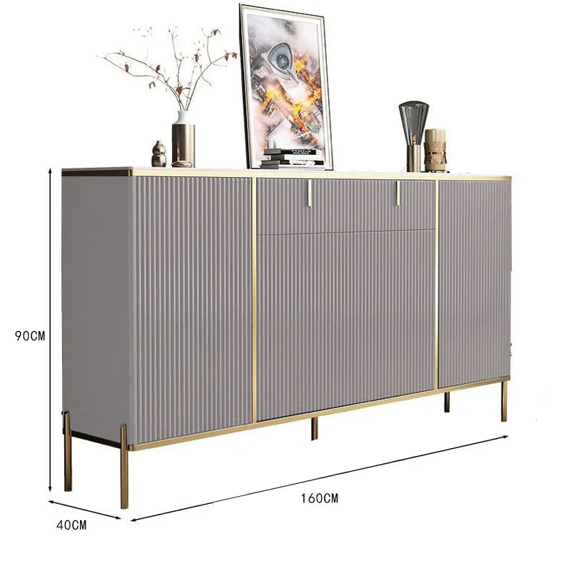 Fashion Modern Cabinets Living Room Storage Modern Open Space Saving Display Cabinet Trendy Big Vitrina Home Furniture