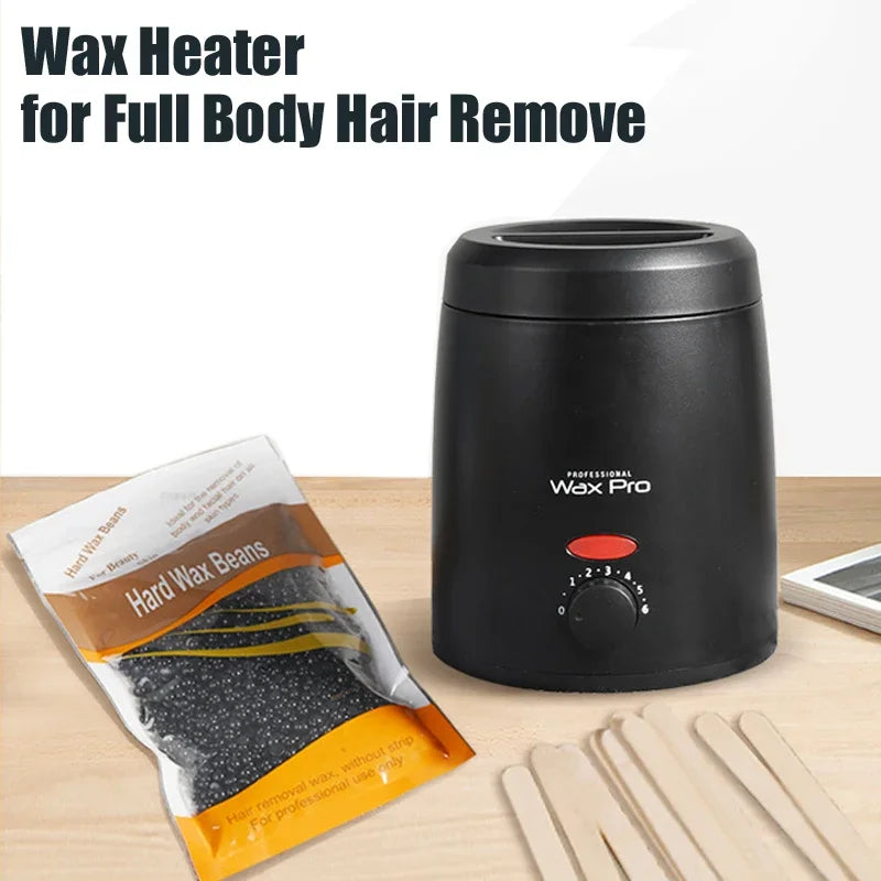 200ML Wax Heater Machine For Hair Removal Wax-Melting Pot Body Hair Remove With Packaging Box Waxing Kit Hair Removal Machine