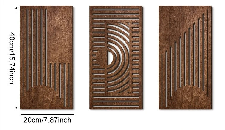 Hollow Wooden Hanging Board Wall Decoration Pendant Wall Mounted Ornament Screen Hanging Decorations Decoration Crafts