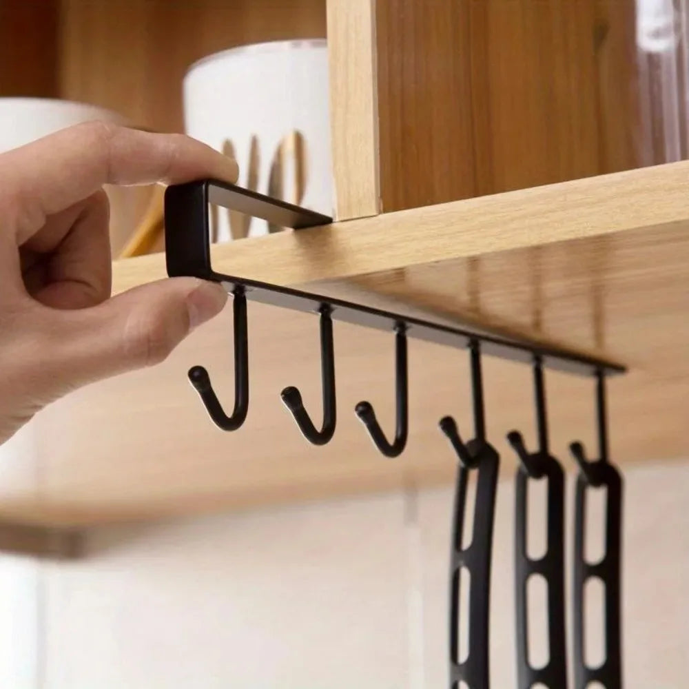 Mug Holder,Coffee Cup Holder,Kitchen Utensil Storage Hook,Cabinet Storage Hook,Wall Mounted Home Storage Hooks for Kitchen