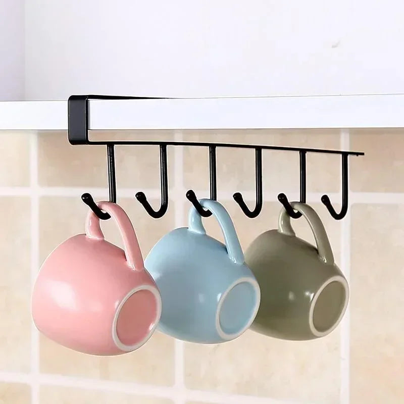 Mug Holder,Coffee Cup Holder,Kitchen Utensil Storage Hook,Cabinet Storage Hook,Wall Mounted Home Storage Hooks for Kitchen