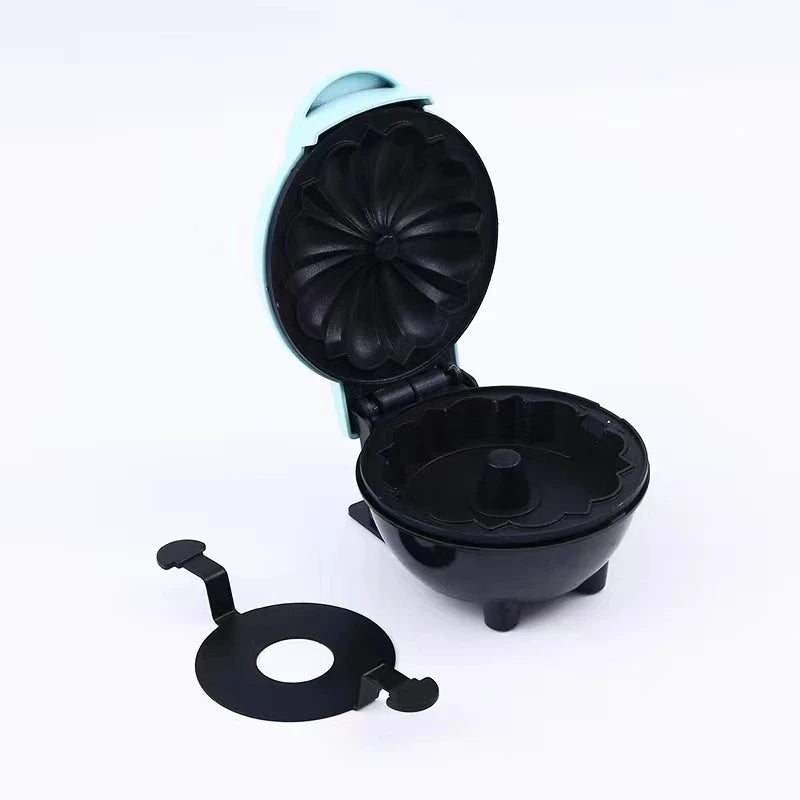 Portable Mini Cake Machine Heating Block Easy to Clean Breakfast Machine Suitable for Kitchen and Home