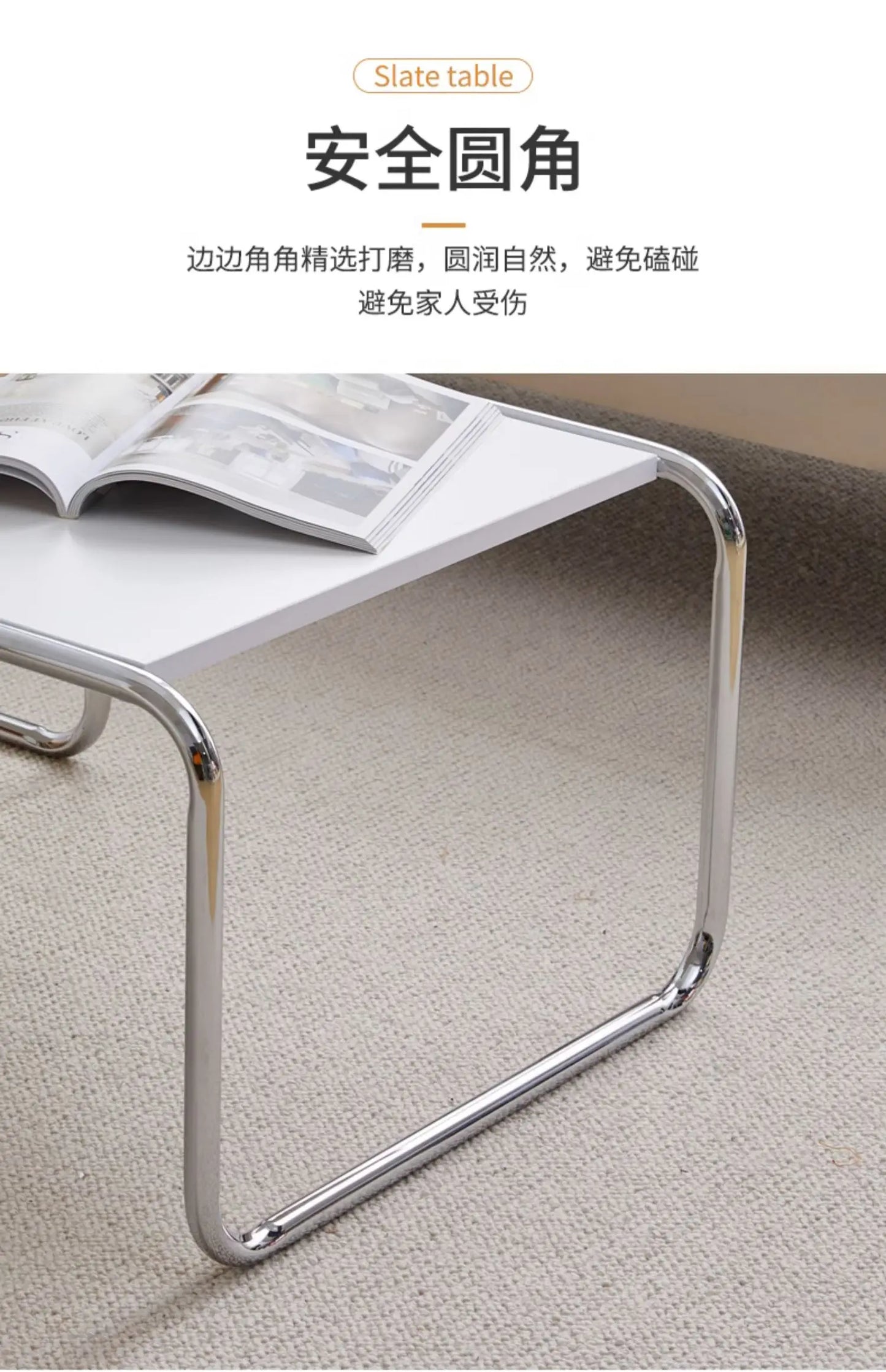 Women Steel Simplicity Coffee Table Modern Design Metal Unique Coffee Table Advanced Living Room Mesa Centro Patio Furniture