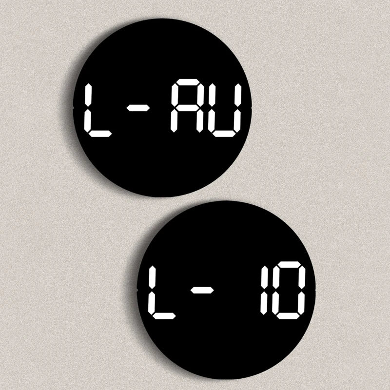 Digital Electronic Clock With calendar Large Display Wall Hanging Clock Home Deco LED Clock Smart dazzling Color Watch