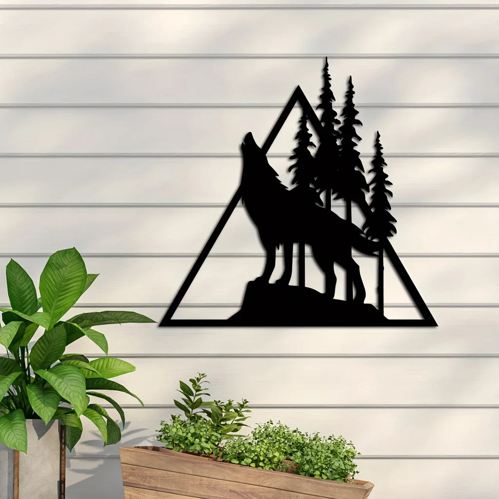 Metal Deer Art Wall Decor, Forest Deer Metal Wall Decor, Metal Forest Deer Sign Forest Deer Sign Wall decor metal wall hanging