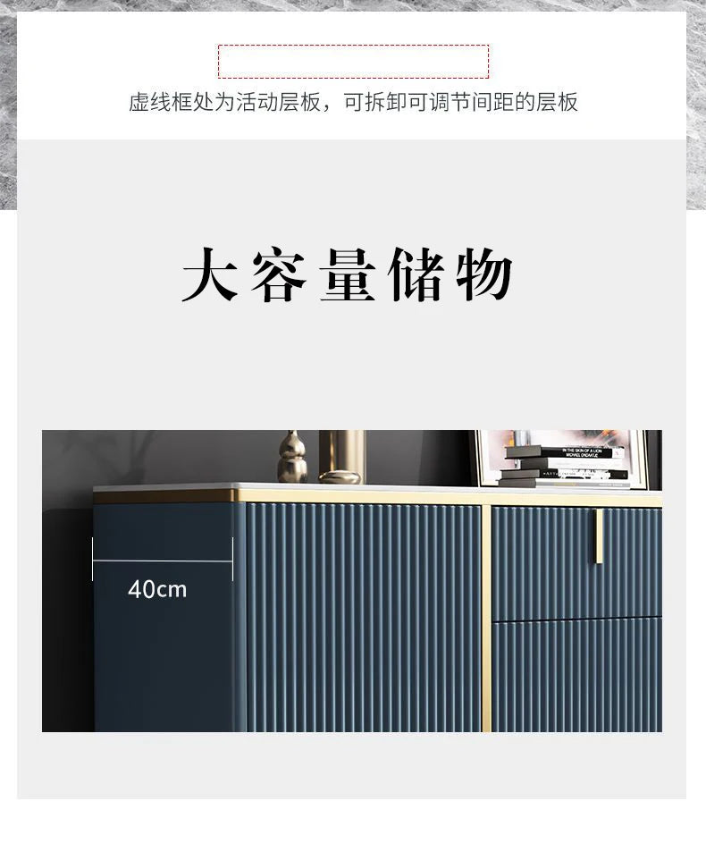 Fashion Modern Cabinets Living Room Storage Modern Open Space Saving Display Cabinet Trendy Big Vitrina Home Furniture