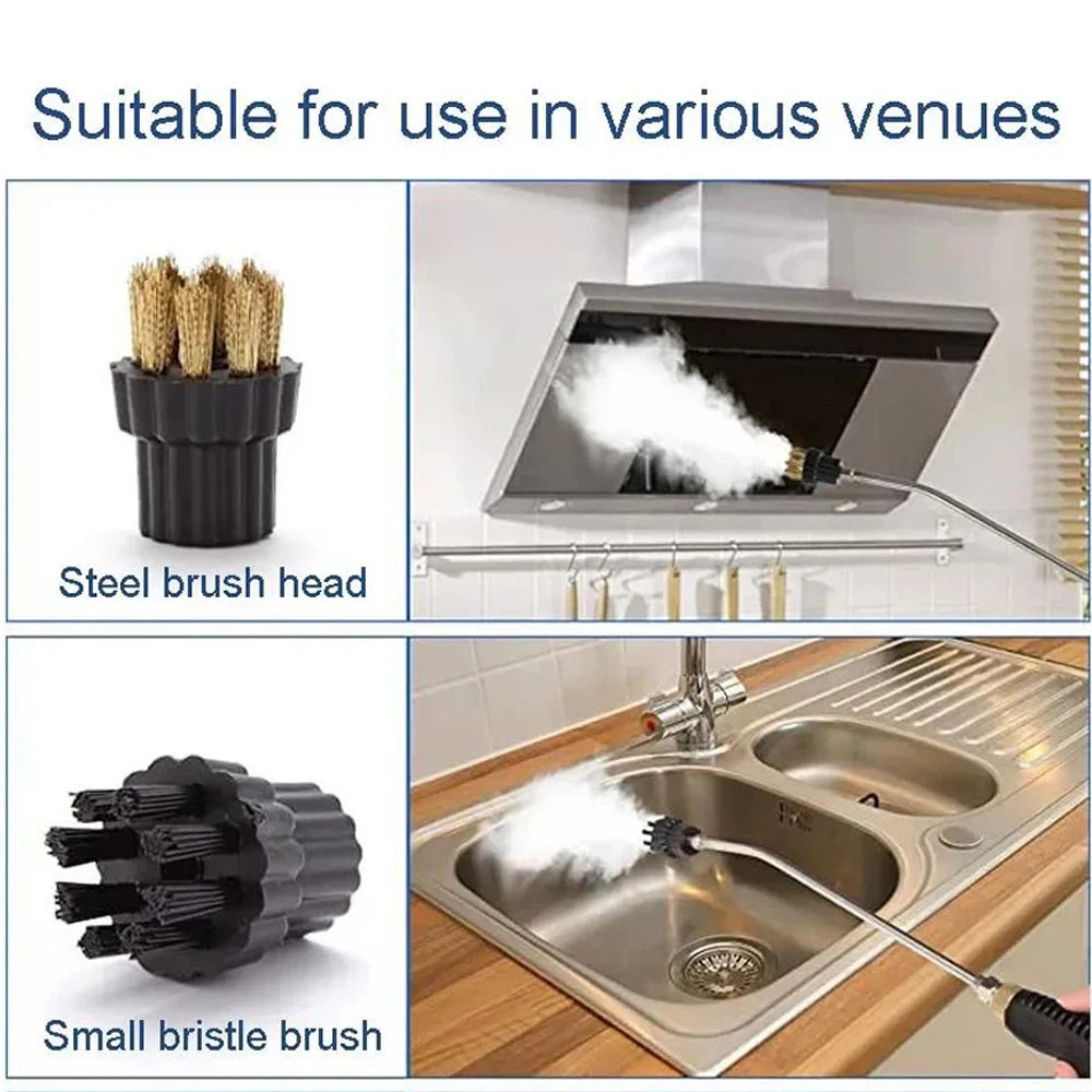 1500W High-Temp Steam Cleaner 5-in-1 Home Appliance Cleaner for Range Hoods ACs Tiles