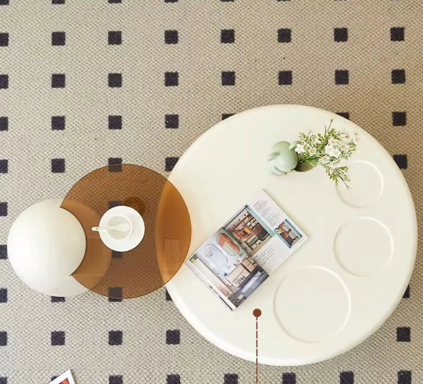 Living Room Unique Coffee Tables Cute Elegant White Classic Coffee Tables Round Nordic Muebles Para El Hogar Home Furniture