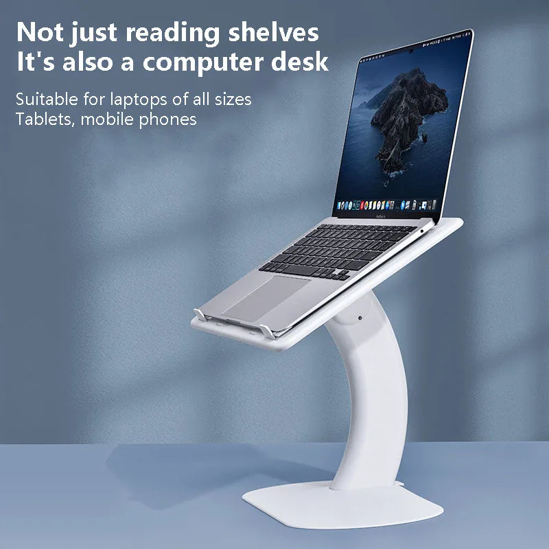 Creative Folding Laptop Stand Multifunctional Stand for Books Elevating Stand Reading Desk Lightweight Convenient Home Office