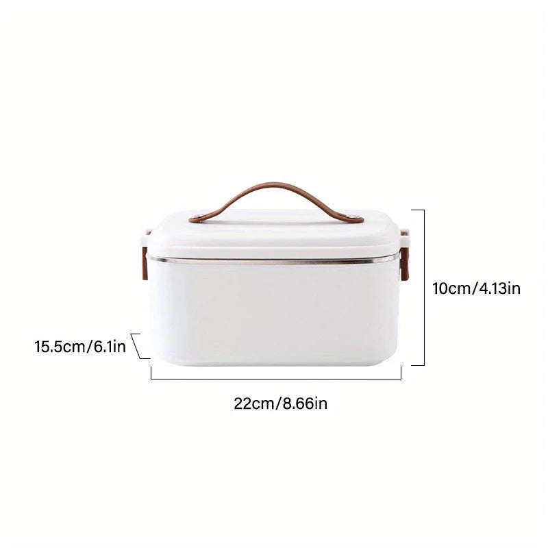 1.8L Electric Lunchbox Food Heater Car And Home Use Portable Lunch Heater Stainless Steel Portable Food Warmer,