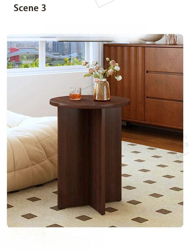 Lounge Retro Bedside Table Small Sofa Side Coffee Round Cafe Sofa Tables Homestay Cabinet Mesa Para Balcon Bedroom Furniture