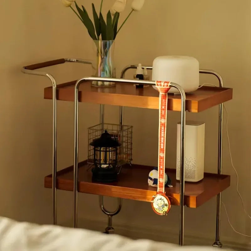 Mid Century Designer Wood Coffee Tables Utility Serving Unique Japanese Trolleys Makeup Wheels Mesa Auxiliar Bedroom Furniture