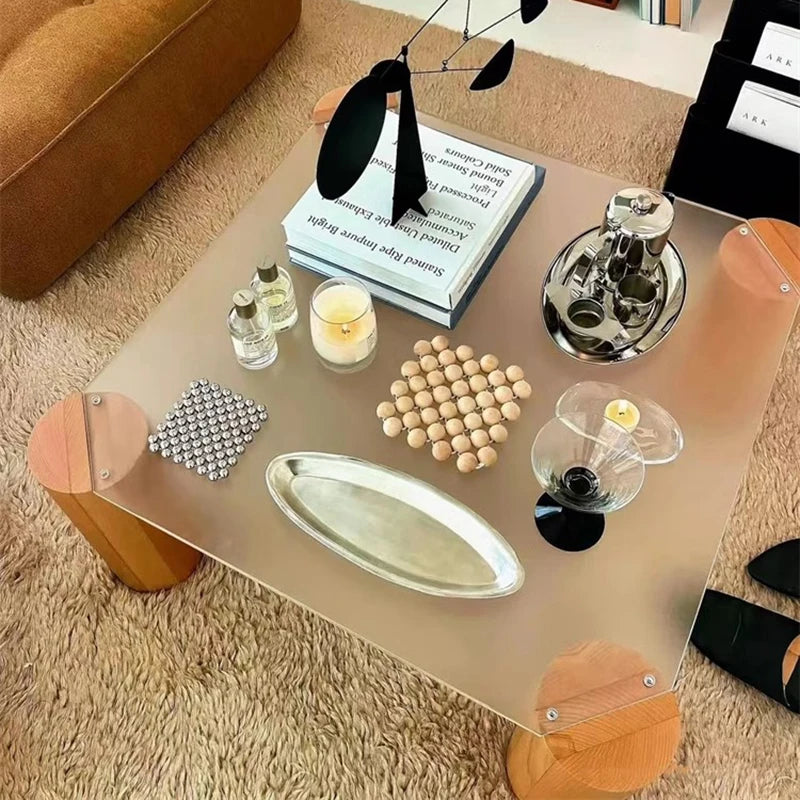 Modern Living Room Center Coffee Tables Luxury Industrial Home Decor Coffee Table Simple Design Mesa De Centro Sala Furniture
