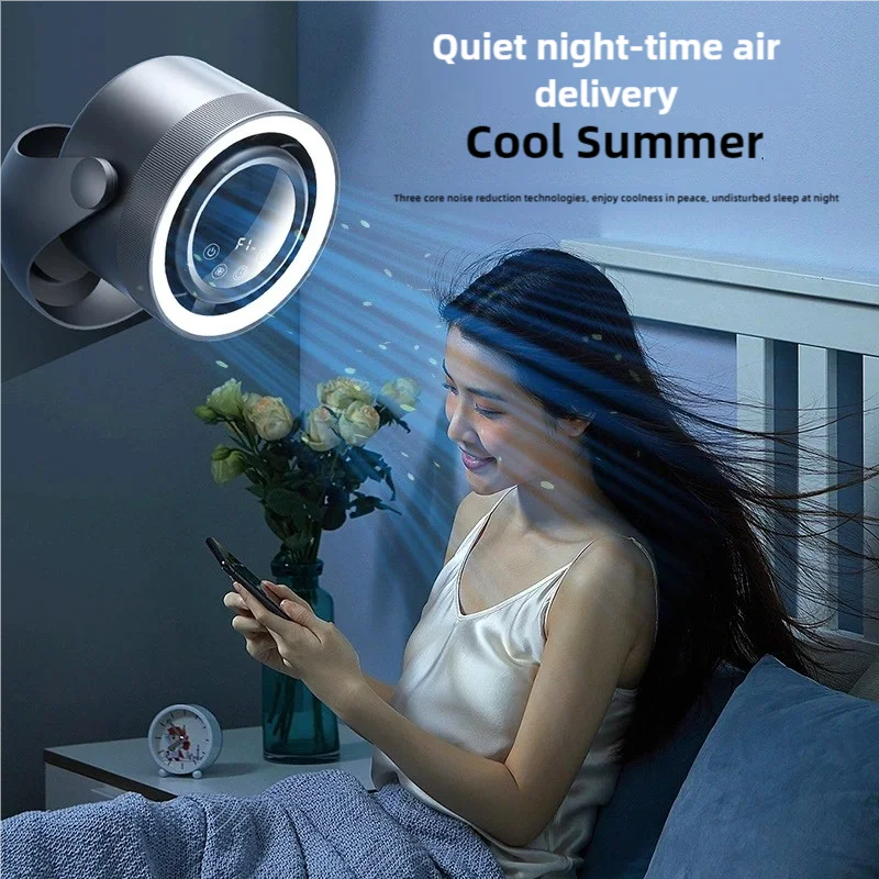 New Remote Control Smart Appliances 5000mAH touch screen remote control desktop high speed circulation fan style bladeless fan