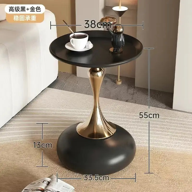 Coffee Table for Living Room Mermaid Style Side Table Nordic Balcony Household Round Table Home Decoration Garden Supplies