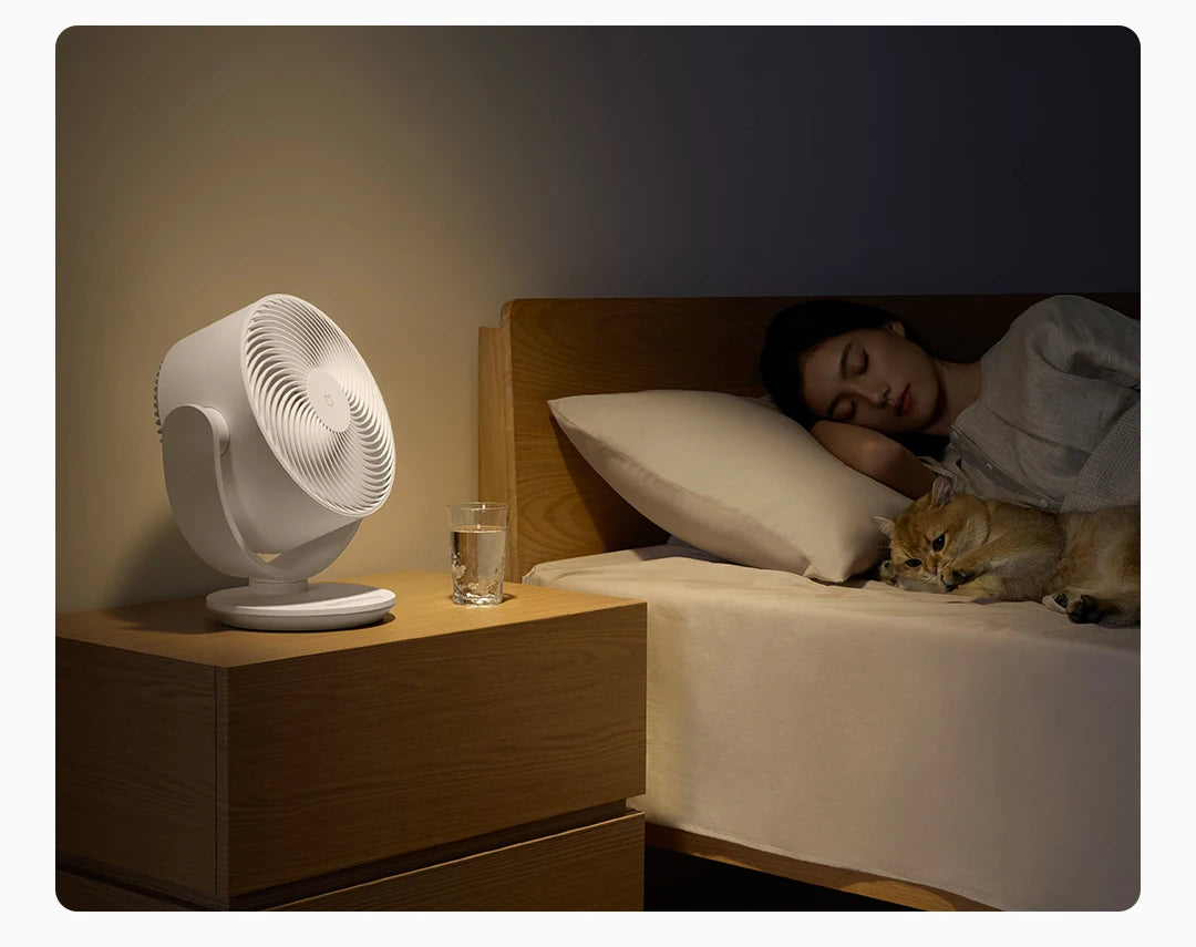 NEW Xiaomi Mijia DC Inverter Desktop Circulation Fan Smart Three-Dimensional Lightweight Desktop Electric Fan Mi home App