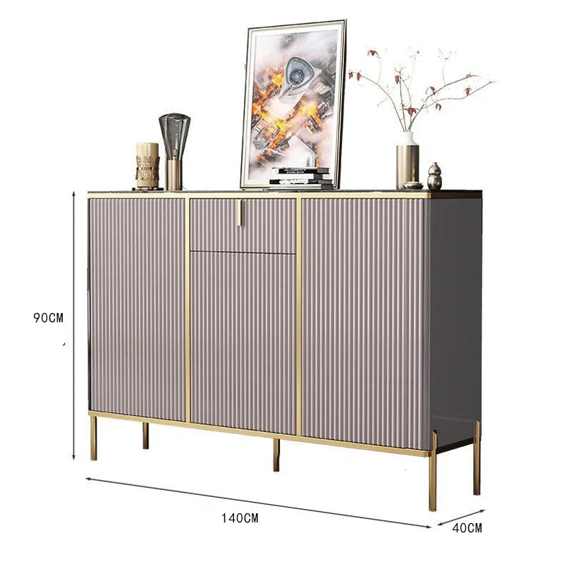 Fashion Modern Cabinets Living Room Storage Modern Open Space Saving Display Cabinet Trendy Big Vitrina Home Furniture
