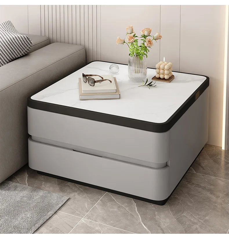 Design Minimalist Side Table Sofa Modern Elegant Unique Luxury Side Cabinets With Storage Mesita Auxiliar Furniture Living Room