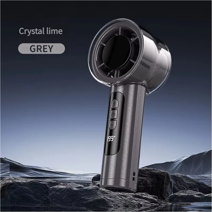 MEET SUN 199 Speed High-speed Handheld Electric Fan with USB Mini Portable Charging Small Fan Desktop Small Electric Fan