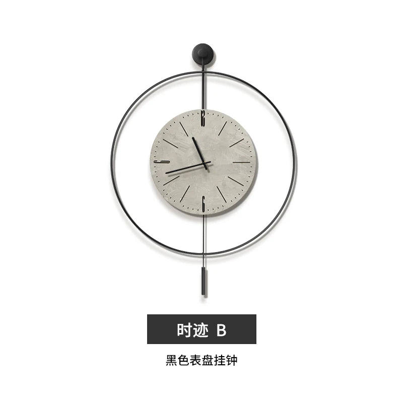 Classic Luxury Clocks Wall Art Quiet Minimalist Interior Wall Clock Modern Design Reloj Pared Decorativo Room Decorarion