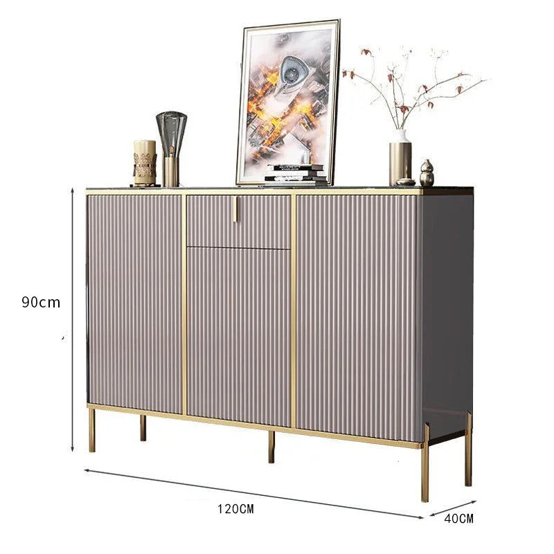 Fashion Modern Cabinets Living Room Storage Modern Open Space Saving Display Cabinet Trendy Big Vitrina Home Furniture