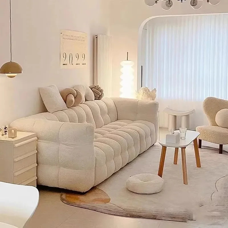 White European Living Room Sofa Filler Large Corduroy Bedroom Living Room Sofas Nordic Modern Salas Comprimidas Home Furniture