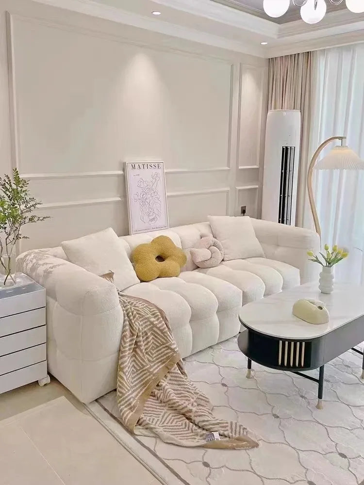 White European Living Room Sofa Filler Large Corduroy Bedroom Living Room Sofas Nordic Modern Salas Comprimidas Home Furniture