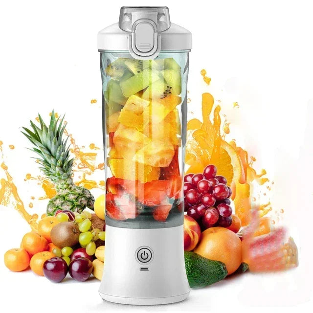 Zai Xiao Portable blender mixer 600ML Electric Juicer Fruit Mini Blender 6 Blades For Shakes and Smoothies Juicer Sport Outdoor