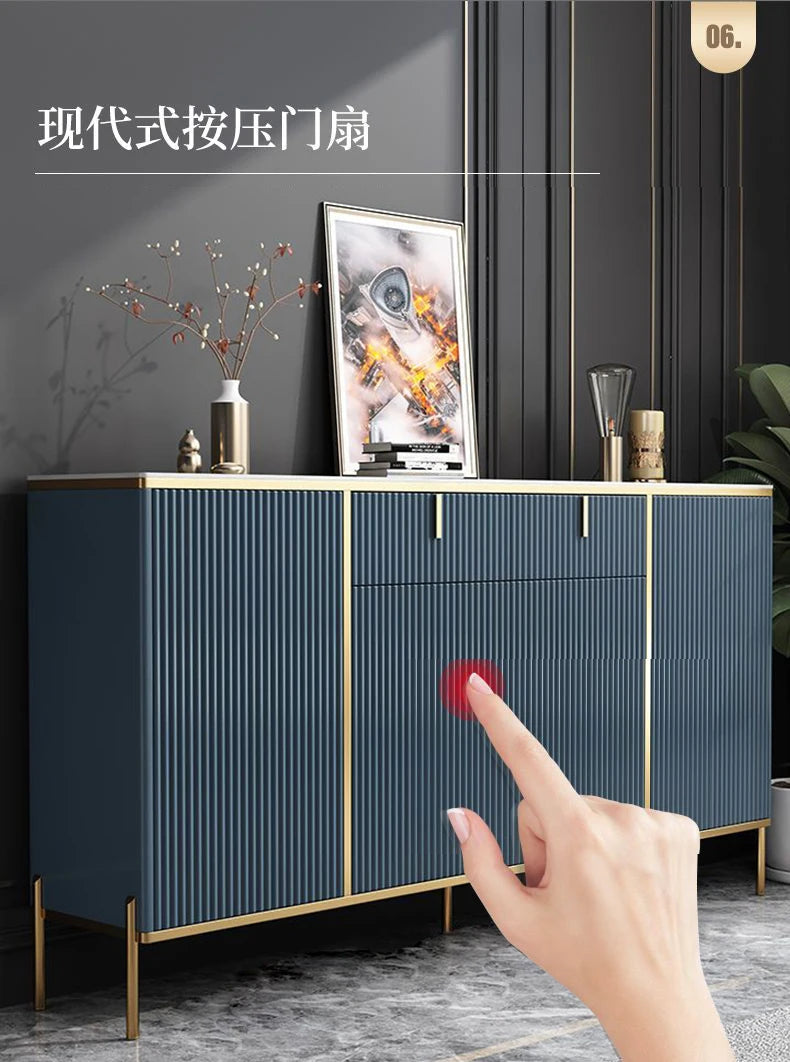 Fashion Modern Cabinets Living Room Storage Modern Open Space Saving Display Cabinet Trendy Big Vitrina Home Furniture