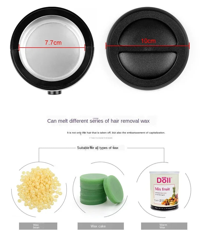 200ML Wax Heater Machine For Hair Removal Wax-Melting Pot Body Hair Remove With Packaging Box Waxing Kit Hair Removal Machine