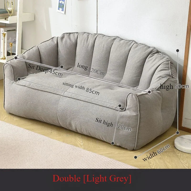 Modern Fashion Lazy Sofa Tatami Living Room Bedroom Balcony Double High end Small Sofa