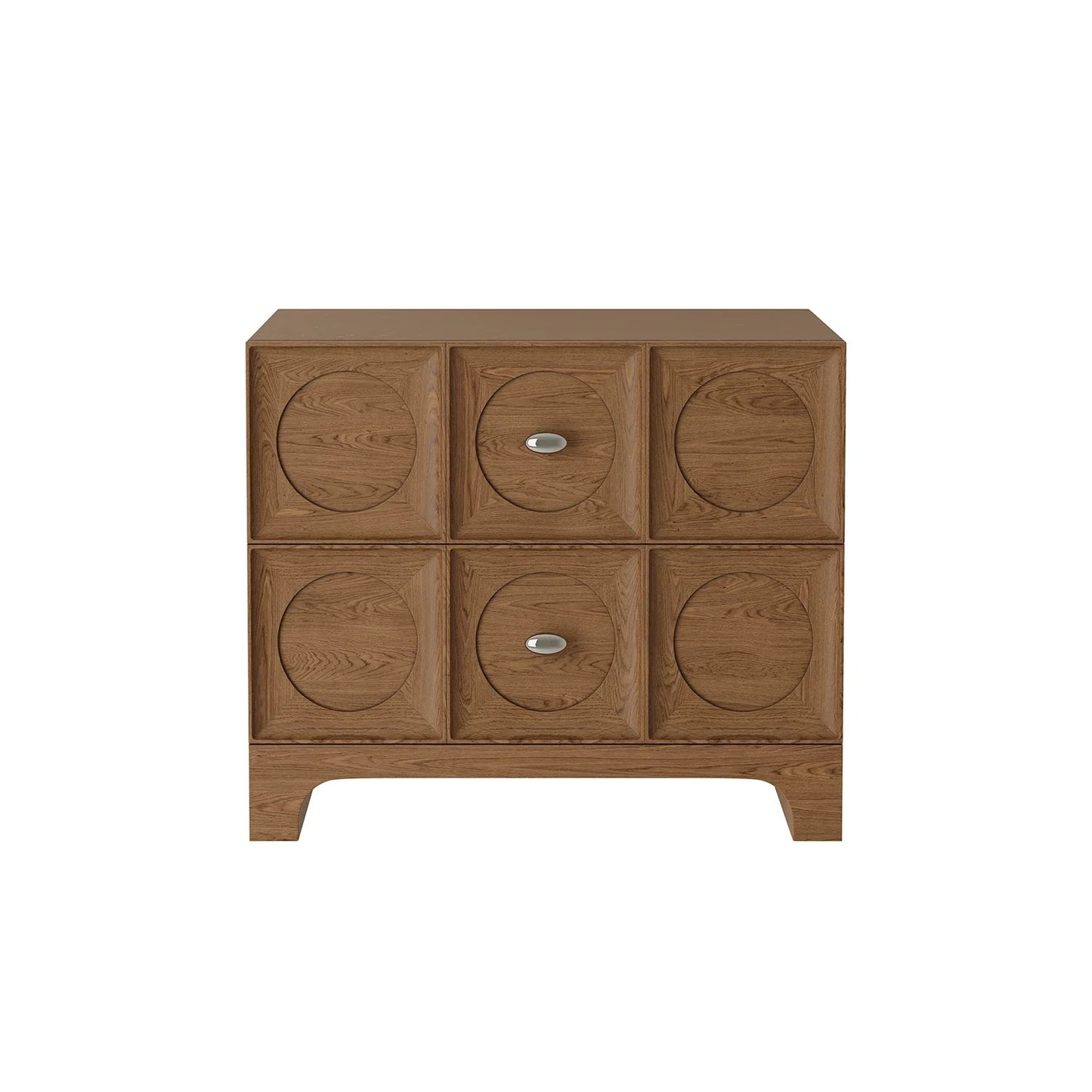 French Nordic European Nightstands Wooden Walnut Storage Bedroom Bedsides Table Cabinet Modern Unique Mesa De Noche Furniture