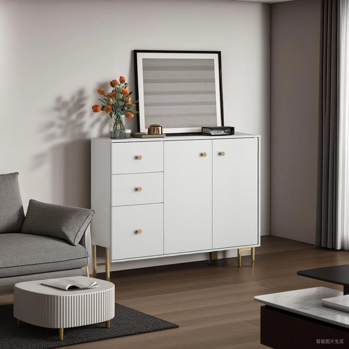 Beauty Trendy Cabinets Living Room Nordic Luxury Unique Simple Display Cabinet Fashion Modern Meuble Rangements Home Furniture