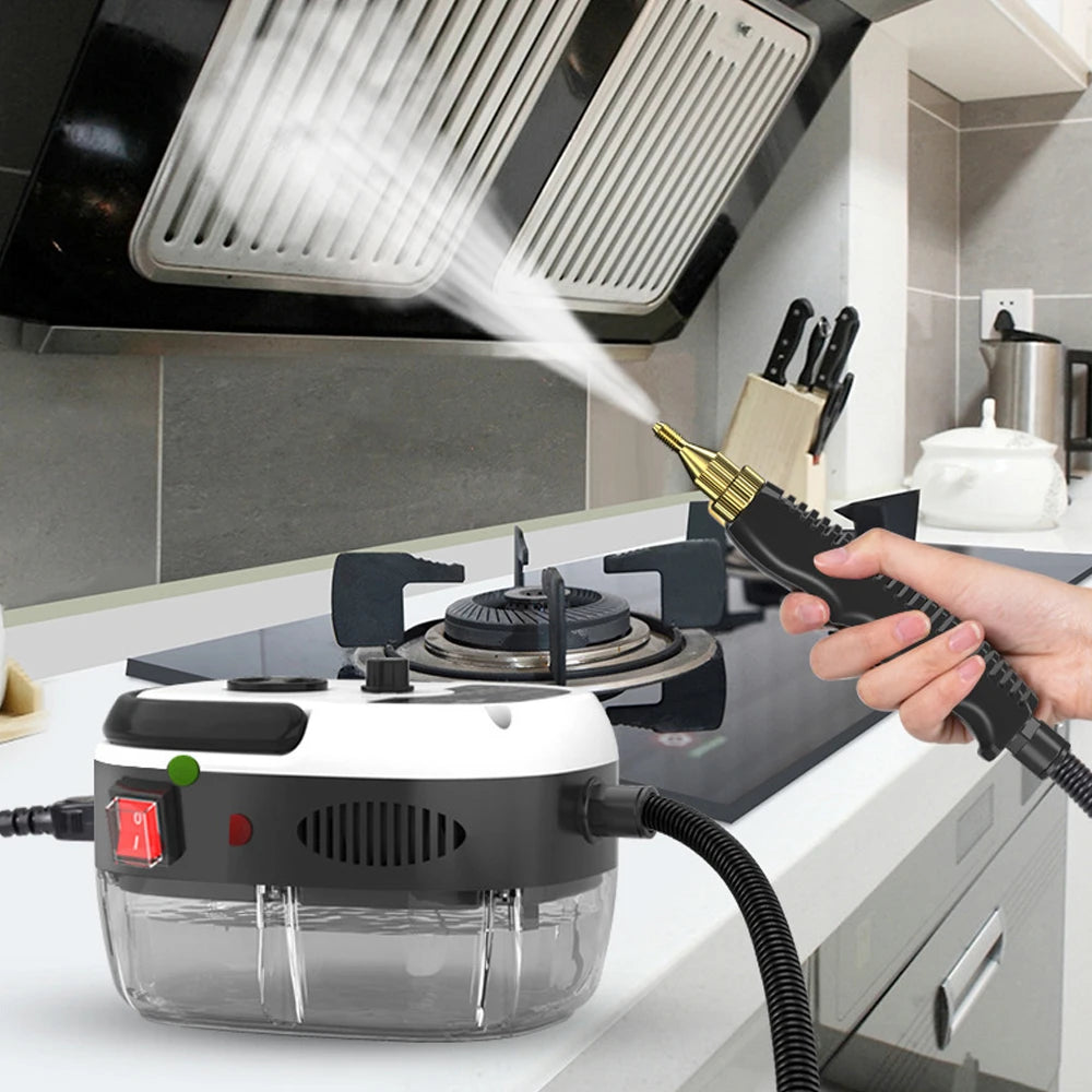 1500W High-Temp Steam Cleaner 5-in-1 Home Appliance Cleaner for Range Hoods ACs Tiles