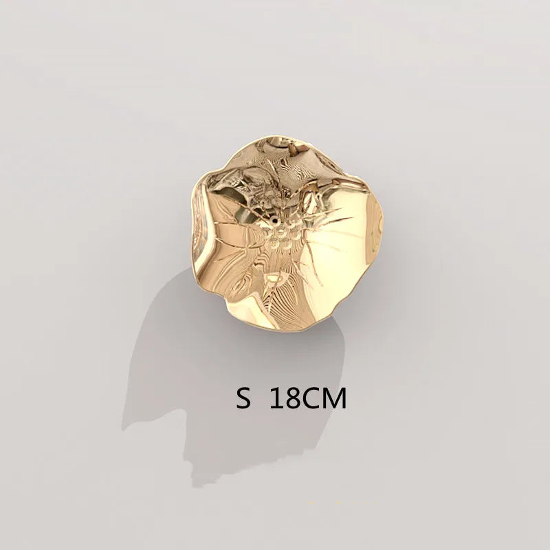 Stereo Resin Background Wall Decoration Carp Fish Lotus Leaf Gold Wall Pendant Chinese Bionics Home Decoration Accessories